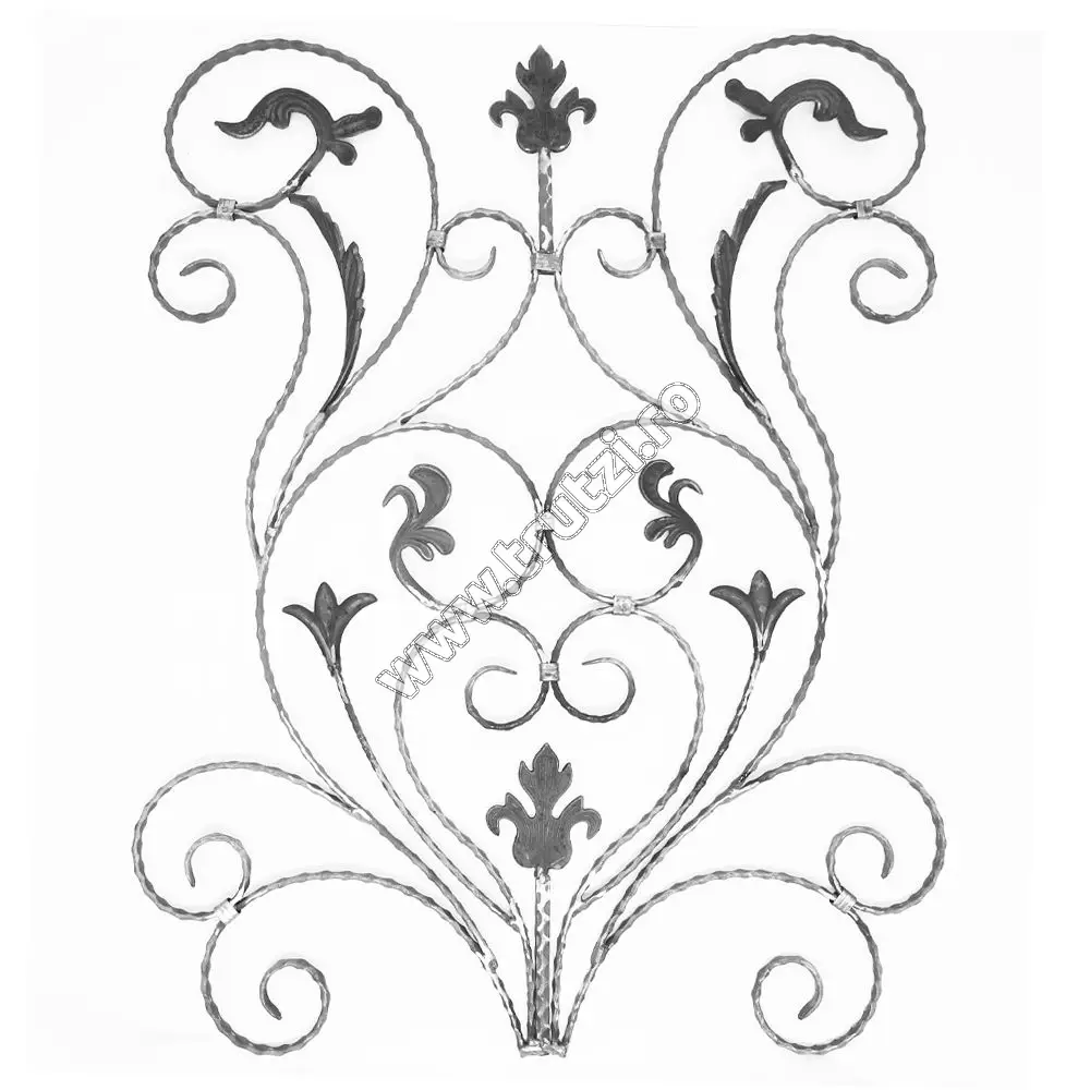 Imagine panou forjat sect. 12x6mm amprentat, h 1000mm, l 790mm