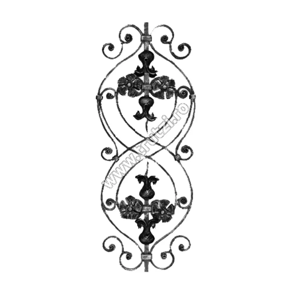 Imagine panou forjat sect. 12x6mm, h 900mm, l 300mm