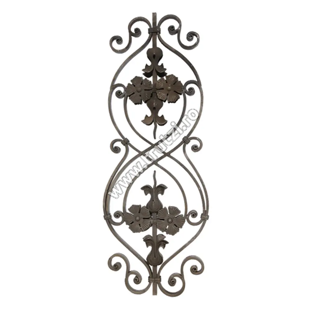 Imagine panou forjat sect. 16x8mm canelat, h 900mm, l 340mm