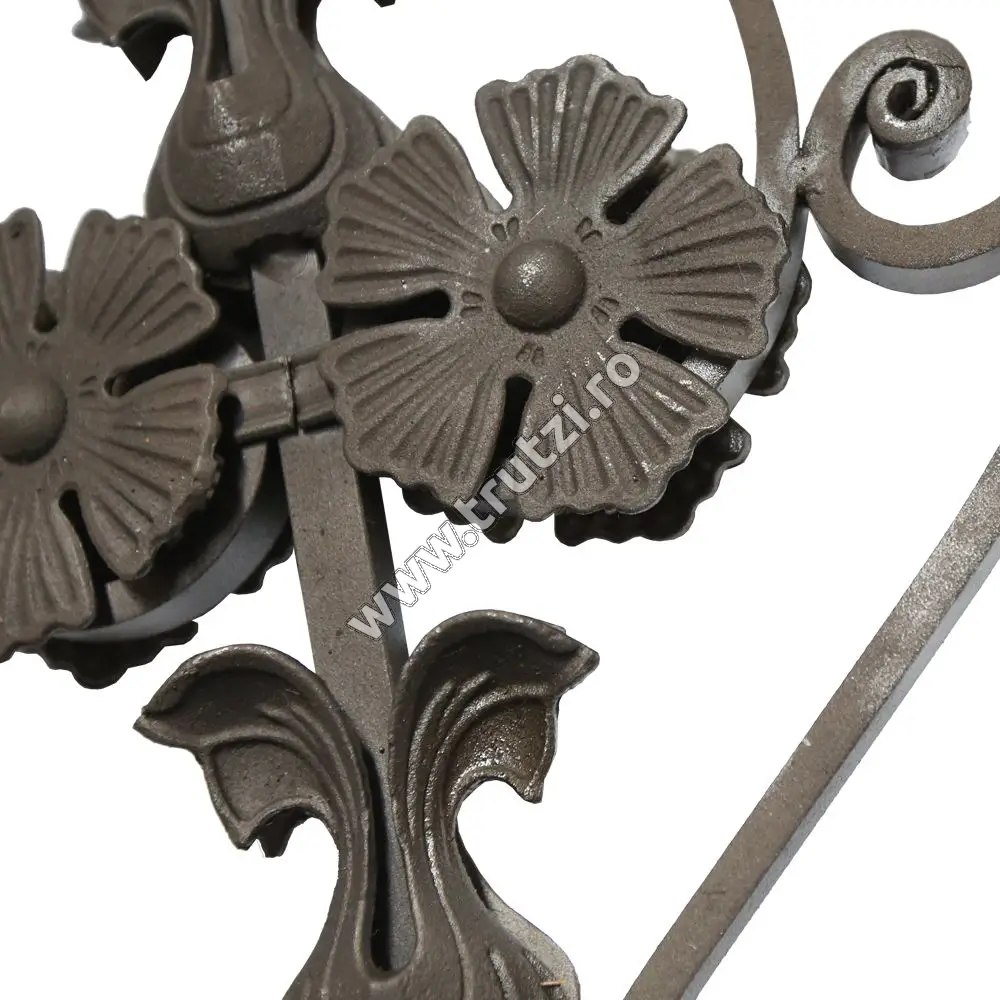 Panou forjat sect. 16x8mm canelat, H 900mm, L 340mm