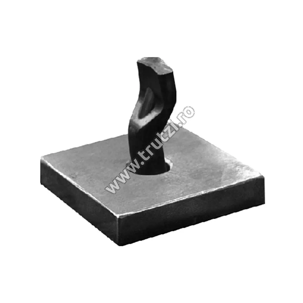 Imagine placa cu pivot baza 60x60mm, h 93mm