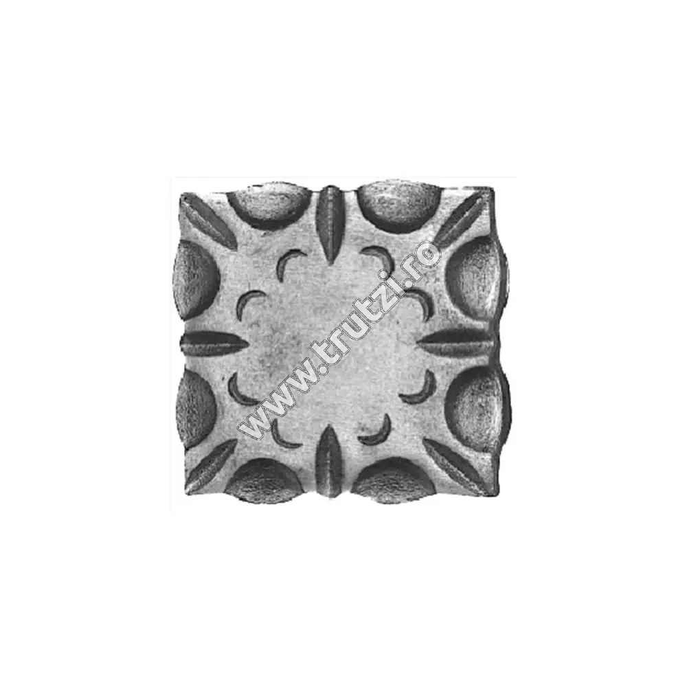 Imagine placuta din tabla pt. balustrada 90x90mm, gr. 4mm