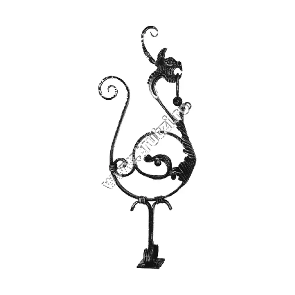 Imagine prim montant "dragon" sect. 30x10mm, h 1000mm, l 410mm