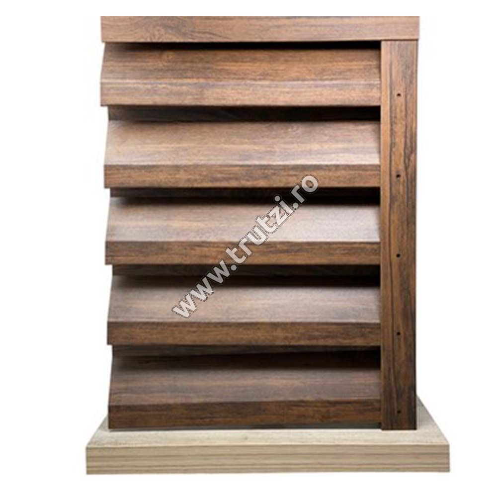 Imagine profil jaluzea atlas imitatie lemn mahon, grosime 0.40mm