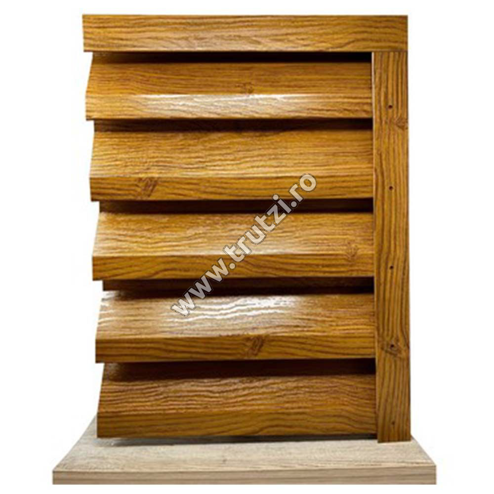 Imagine profil jaluzea atlas imitatie lemn stejar, grosime 0.40mm