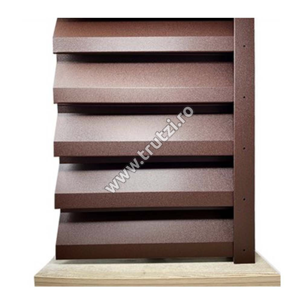Imagine profil jaluzea atlas mat bmg, grosime 0.45mm, maro ral 8017