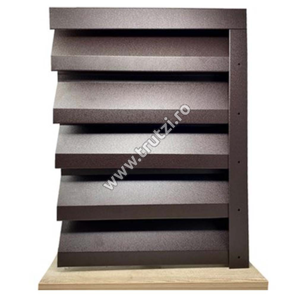 Imagine profil jaluzea atlas mat bmg, grosime 0.45mm, maro ral 8019