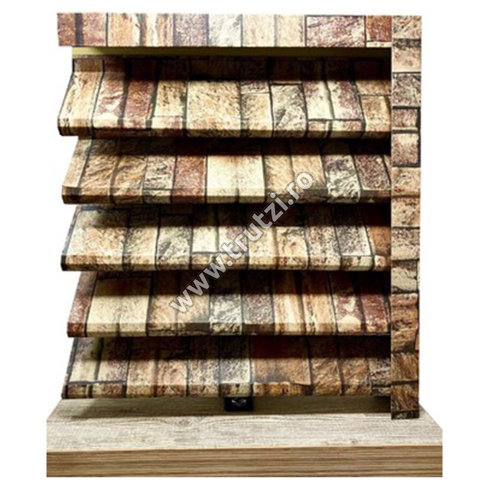 Imagine profil jaluzea imitatie piatra zid granit, grosime 0.40mm