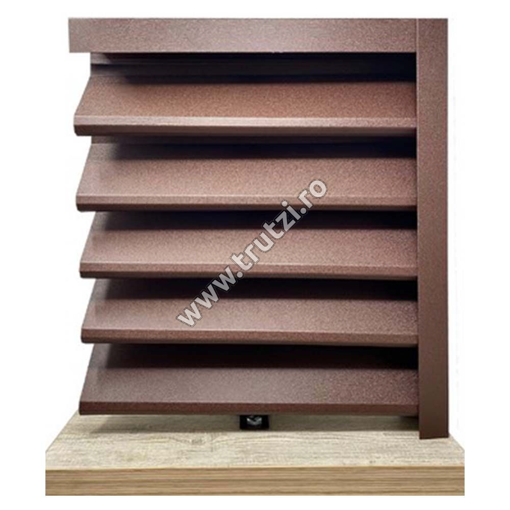 Imagine profil jaluzea sigma mat bgm dublu, grosime 0.50mm, maro ral 8017