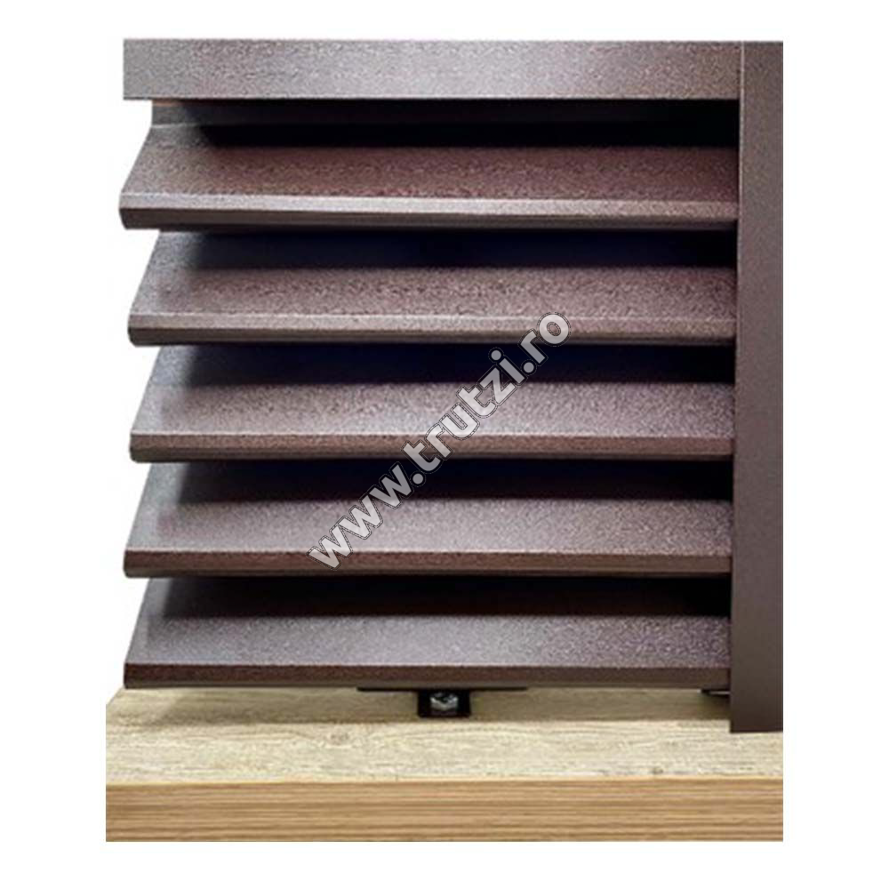 Imagine profil jaluzea sigma mat bgm, grosime 0.45mm, maro ral 8019