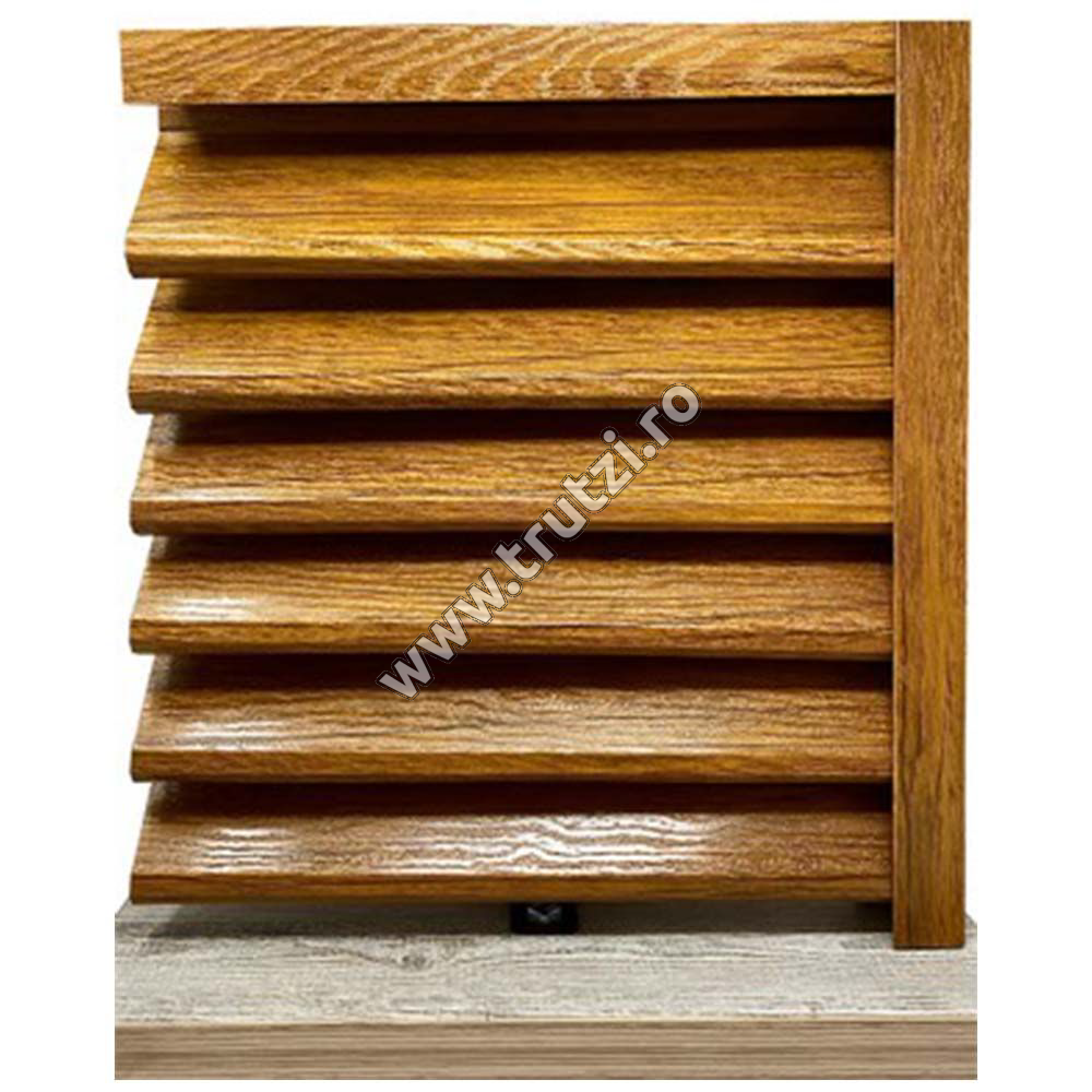 Imagine profil u orizontal imitatie lemn stejar dublu