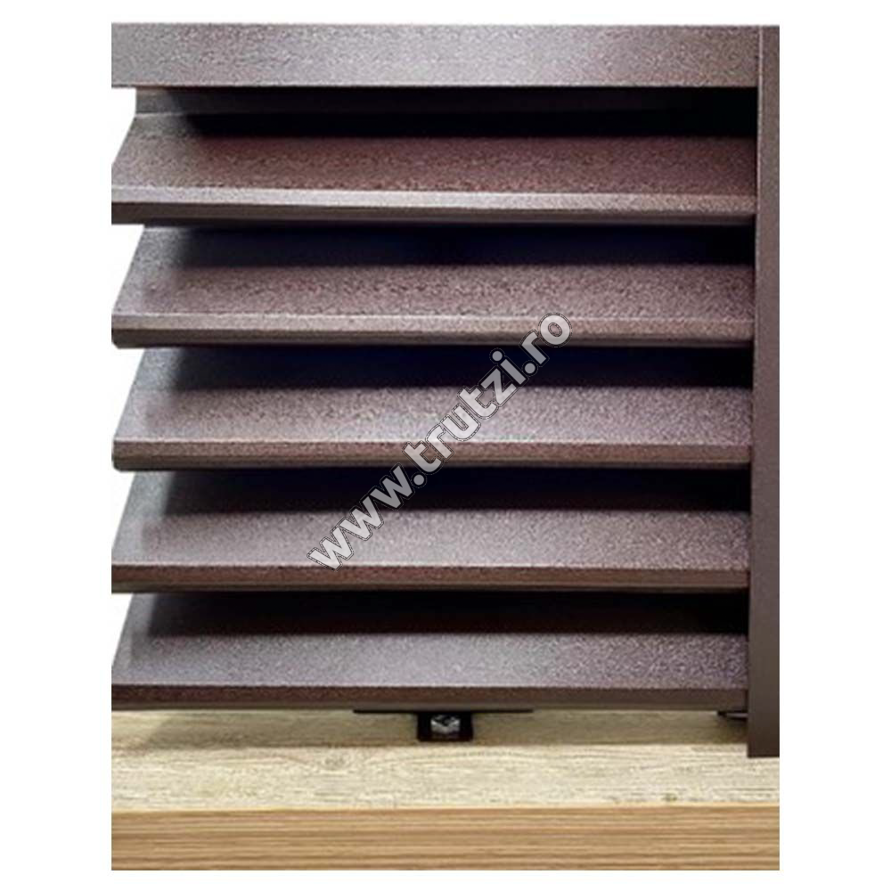 Imagine profil u orizontal mat bgm dublu, maro ral 8019