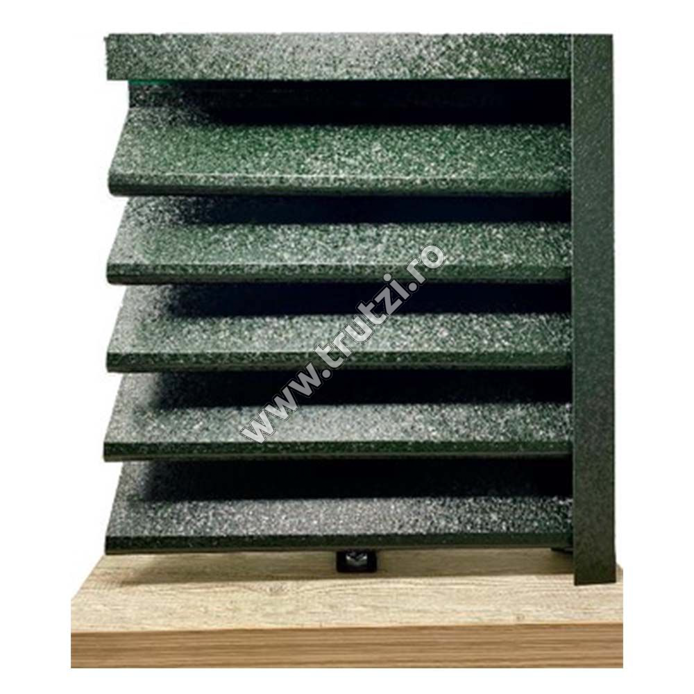 Imagine profil u orizontal v-mat structurat, verde ral 6005