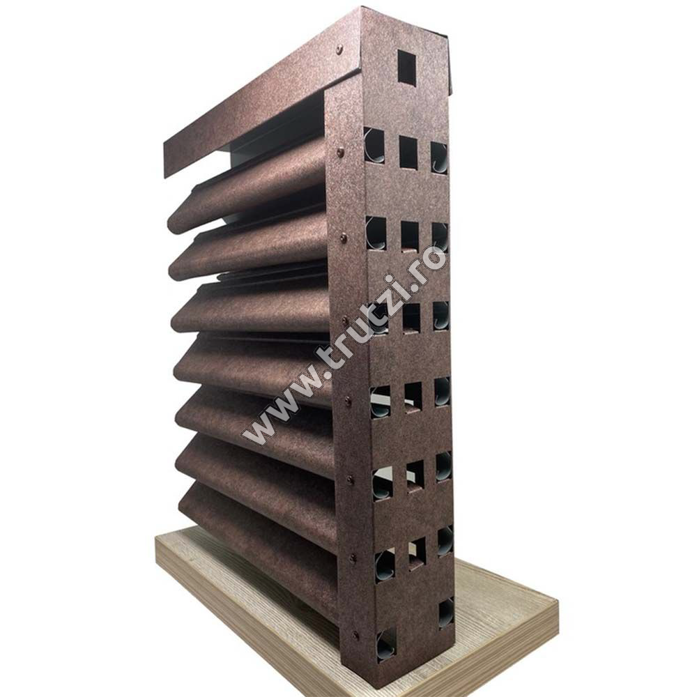 Imagine profil u vertical perforat imitatie piatra granit imperial
