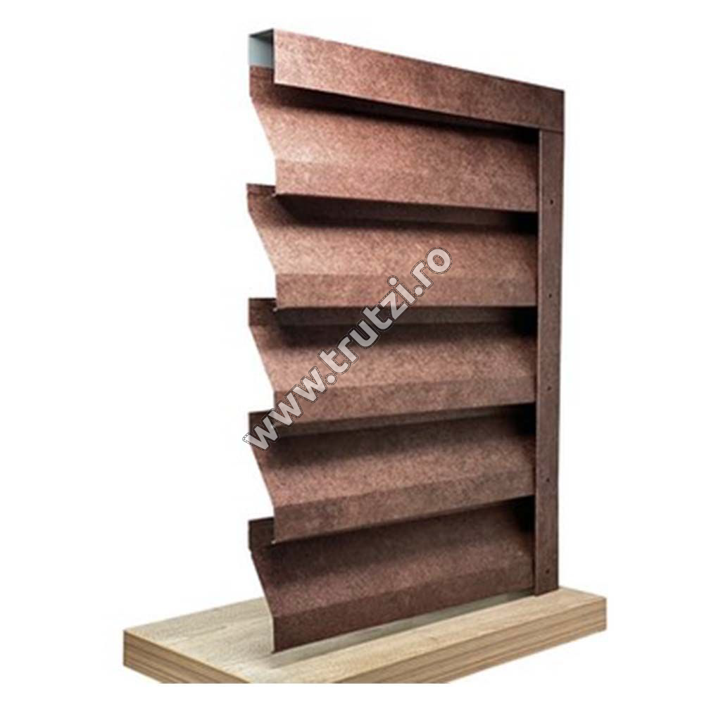Imagine profil u vertical perforat imitatie piatra granit imperial