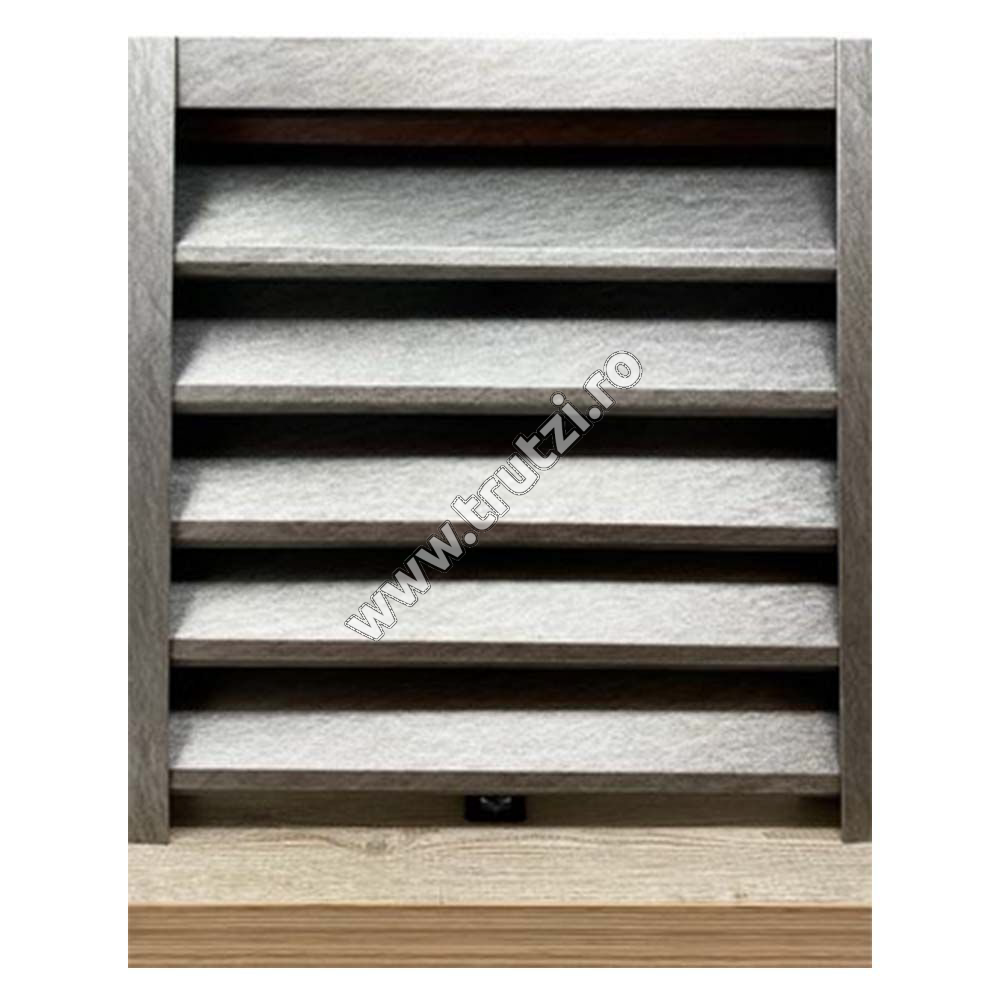 Imagine profil u vertical perforat imitatie piatra quartz
