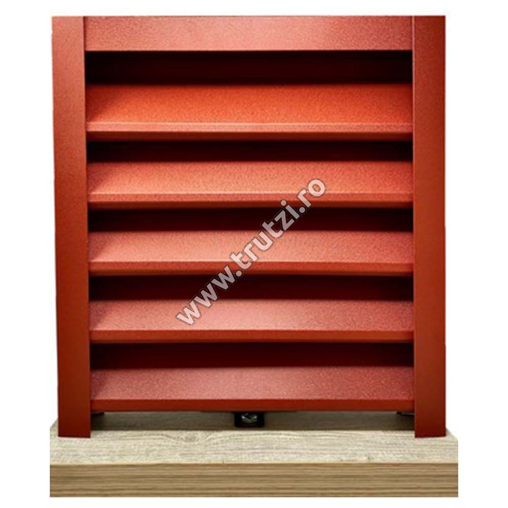 Imagine profil u vertical perforat mat bgm, rosu ral 3011