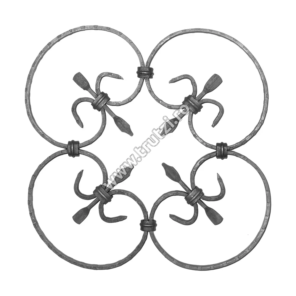 Imagine rozeta sect. 12x5mm amprentat cant, h 380mm, l 380mm