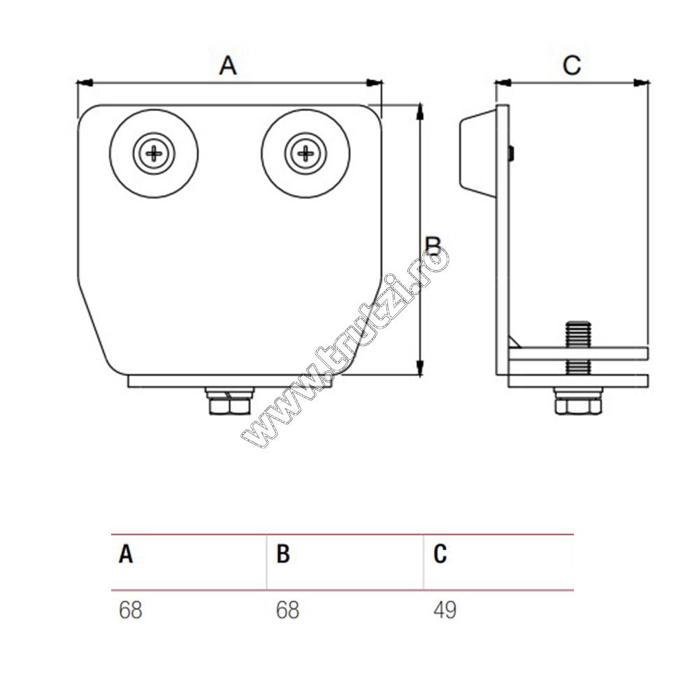Rulment capăt pentru kit integrator, kit Bullet Comunello, CG-21m