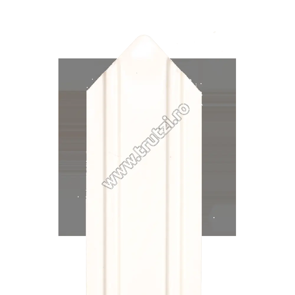 Imagine sipca alb ral 9010 h 1700 l 100 gr. 0.55 mm vopsita pe ambele parti