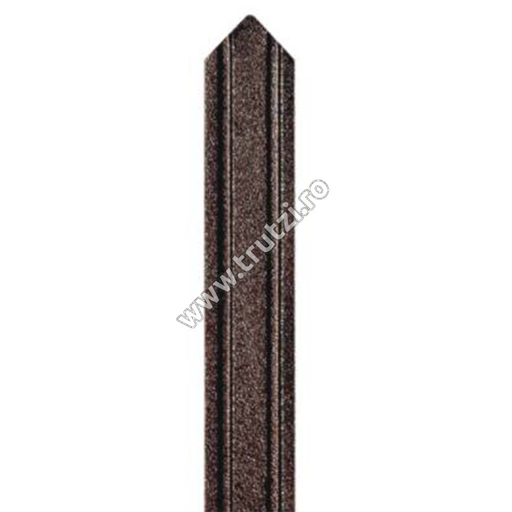 Imagine sipca cupru antic l 100mm, h 1500mm, gr. 0.70mm, vopsire pe ambele parti