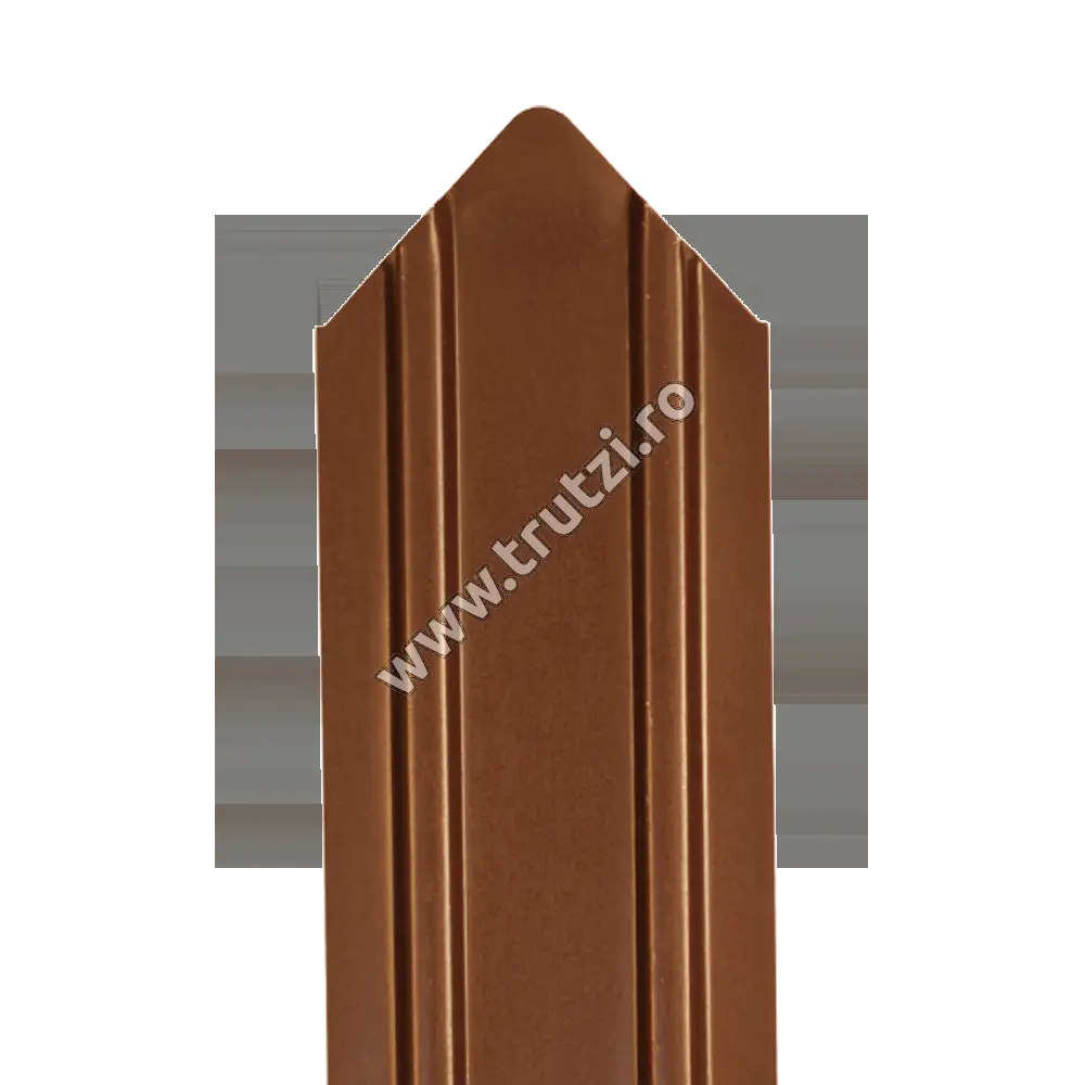 Imagine sipca maro ral 8017 h 1700 l 100 gr. 0.55 mm vopsita pe ambele parti