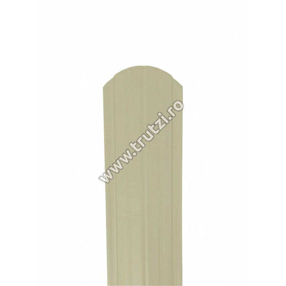 Imagine sipca omega 0.45 mm vopsita pe o parte fildes ral 1014