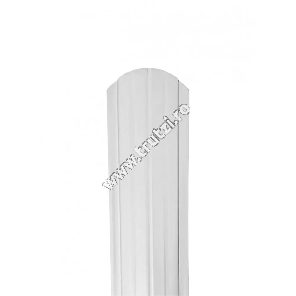 Imagine sipca omega 0.55 mm vopsita pe ambele parti alb ral 9010