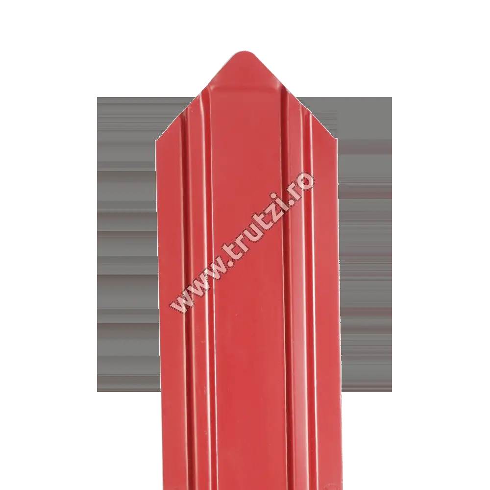 Imagine sipca rosu ral 3011 h 1700 l 100 gr. 0.55 mm vopsita pe ambele parti