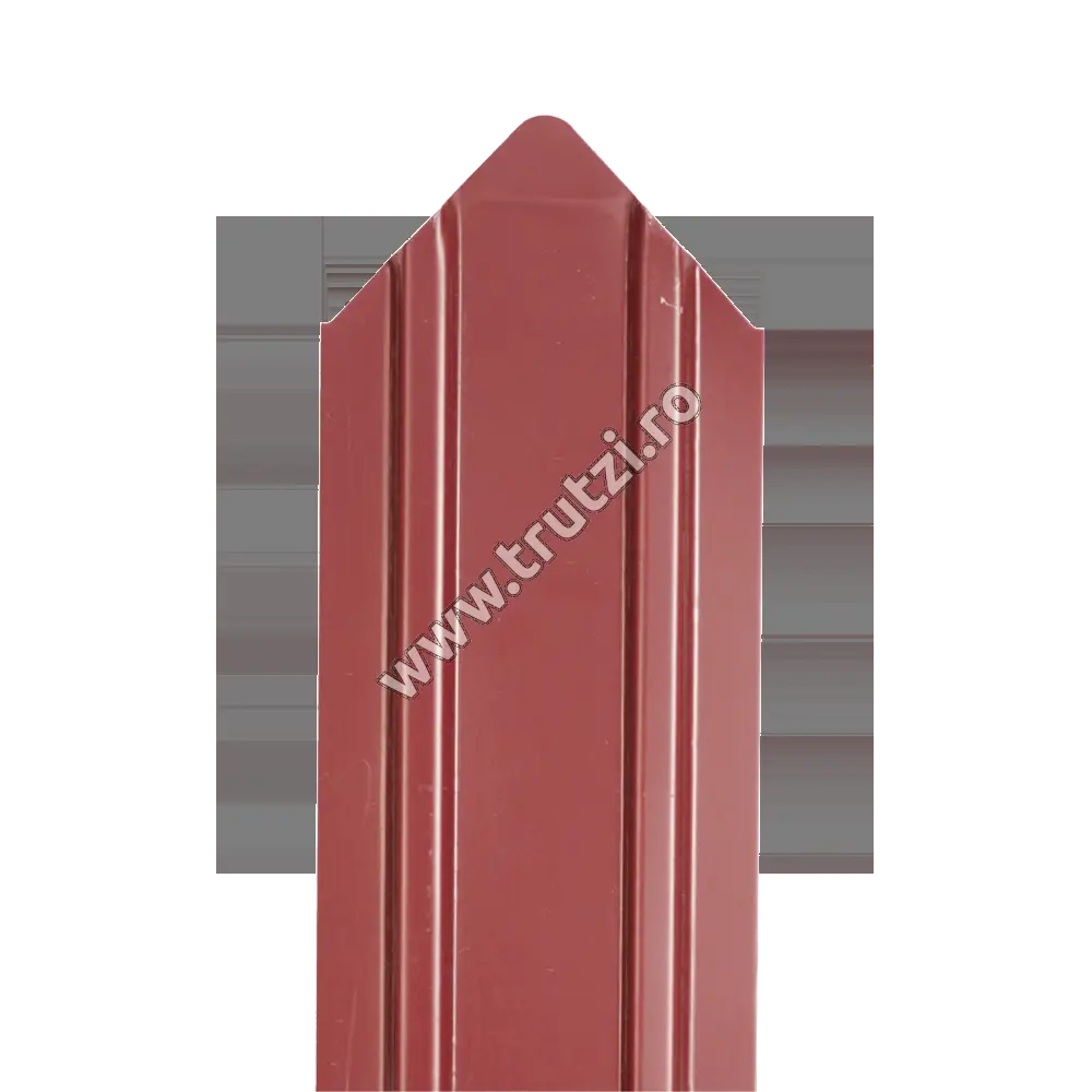 Imagine sipca visiniu ral 3005 h 1200 l 100 gr. 0.55 mm  vopsita pe ambele parti