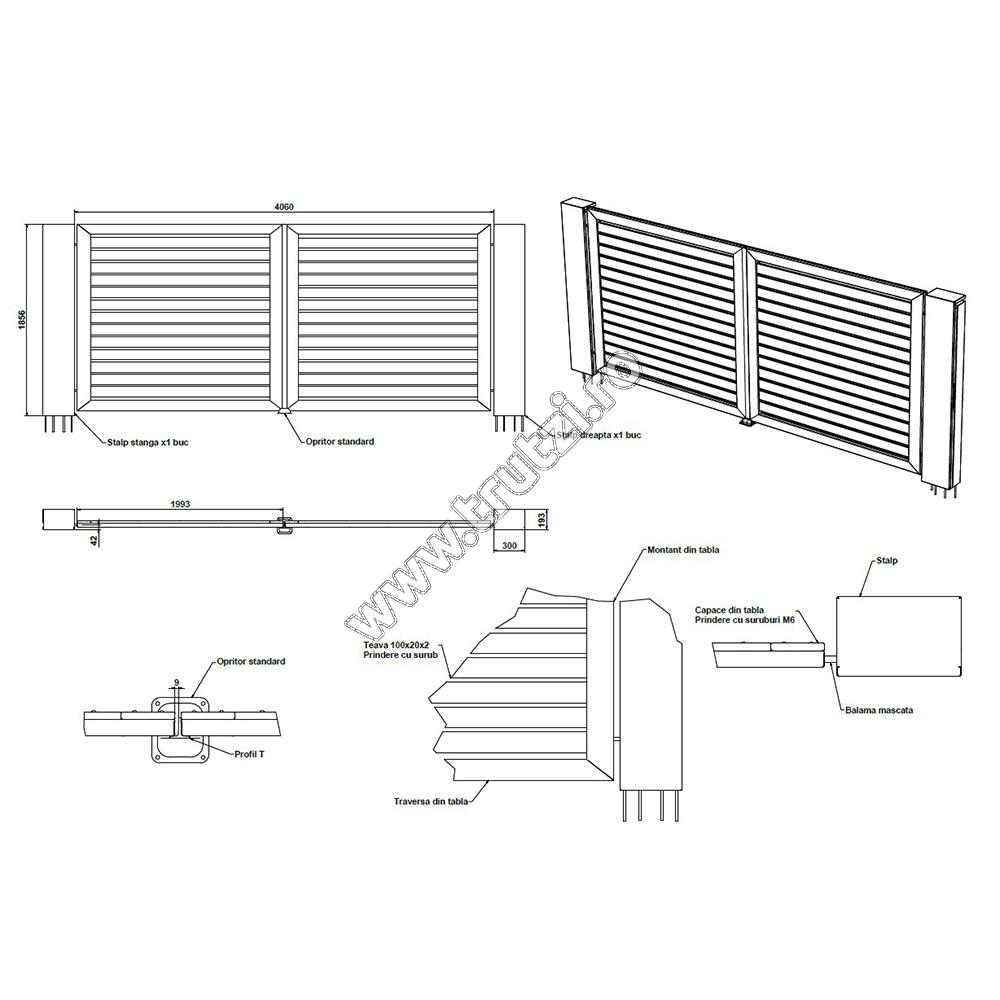 Sistem poarta batanta - imagine 8