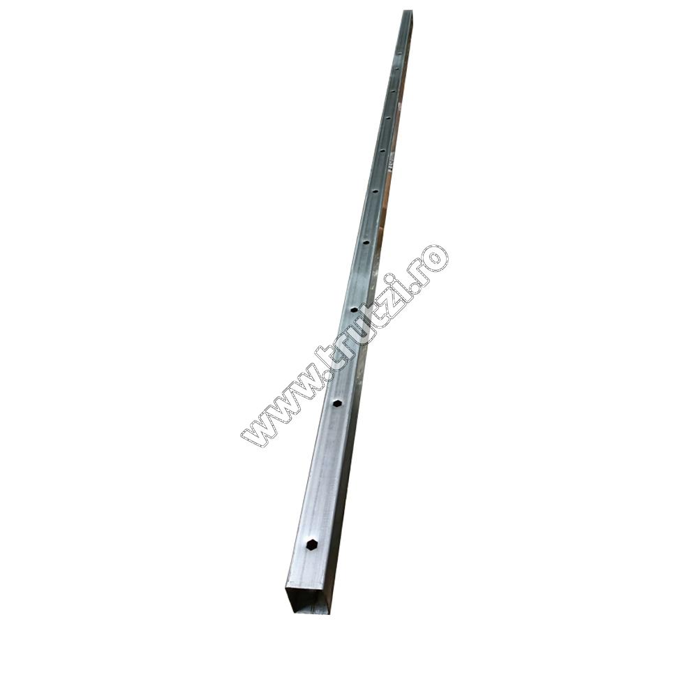 Stâlp zincat 60*40*1.5 pentru panou 2D, H 2200mm