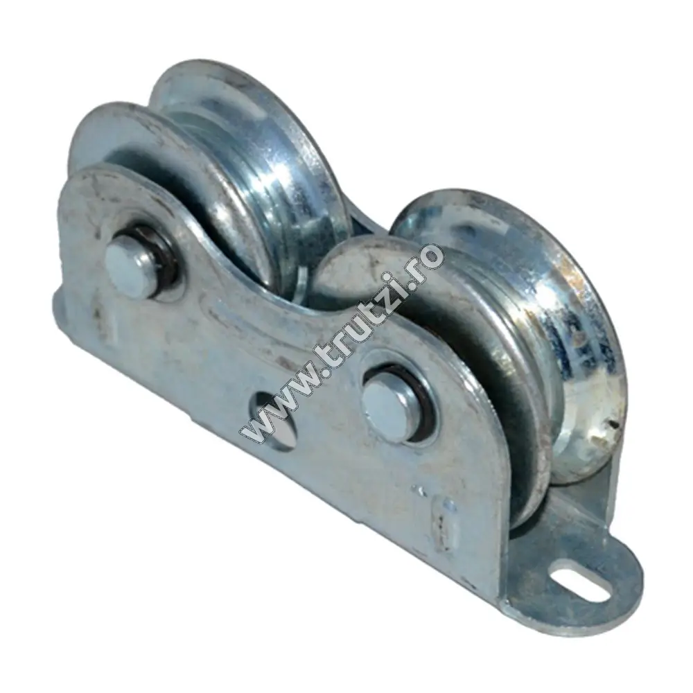 Imagine suport cu 2 role pt. poarta culisanta profil y, fi 70mm