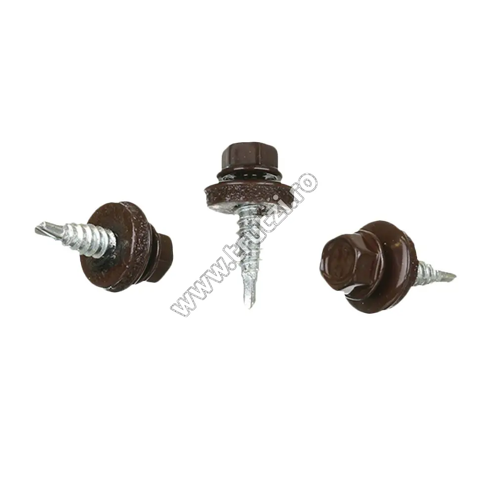 Imagine surub autoforant din7504k+epdm 4.8x29