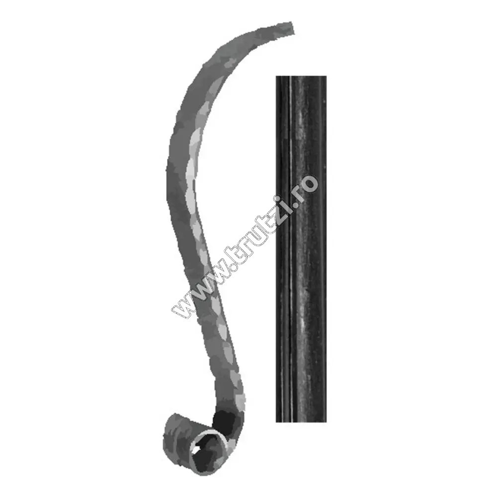 Imagine terminatie mana curenta sect. 40x11mm, h 500mm, l 200mm