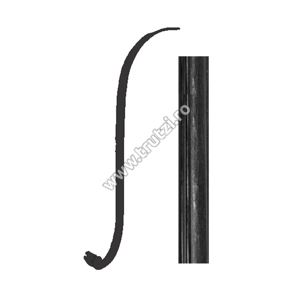 Imagine terminatie mana curenta sect. 40x11mm, h 700mm, l 200mm