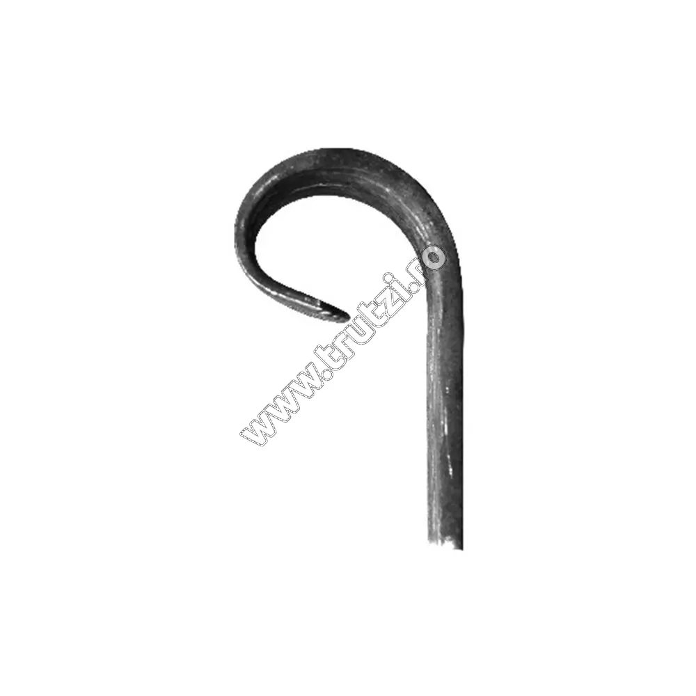 Imagine terminatie poarta sect. 40x8mm, h 100mm