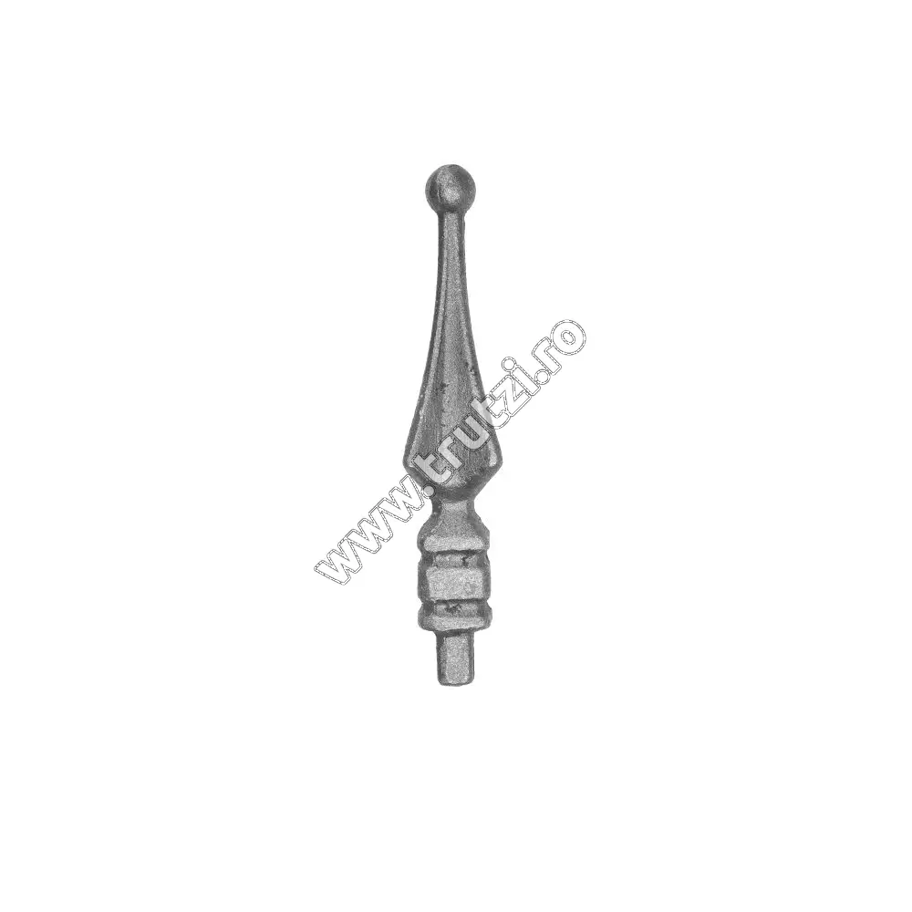Imagine varf din otel baza 10x10mm, h 135mm, l 35mm