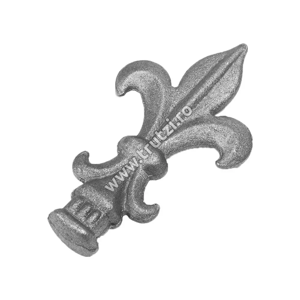 Vârf din oțel bază 20x20mm, H 120mm, L 65mm