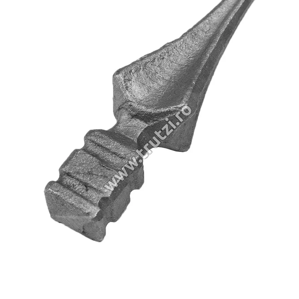Vârf din oțel bază 20x20mm, H 125mm, L 35mm