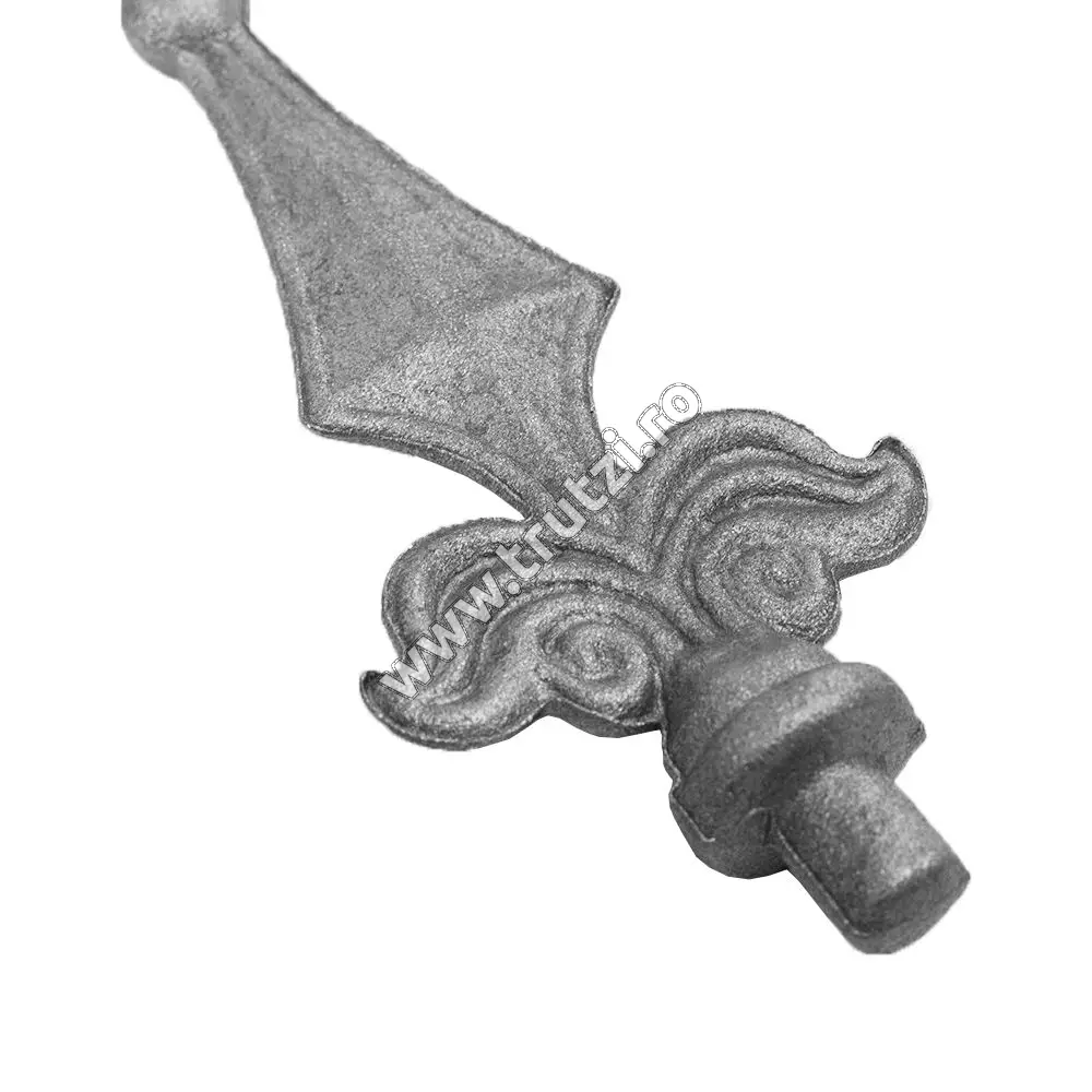 Vârf din oțel bază fi 12mm, H 133mm, L 59mm