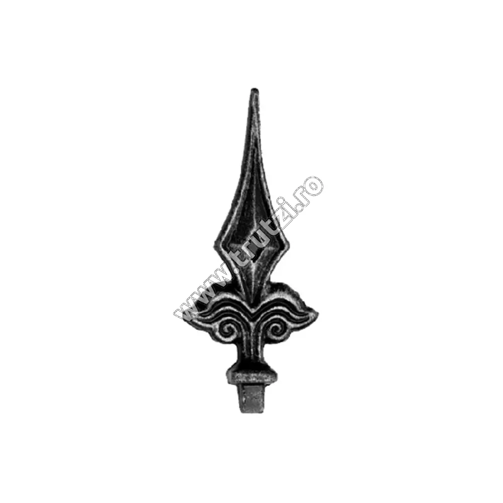 Imagine 4000212t varf turnat baza 12x12mm, h 135mm, l 55mm