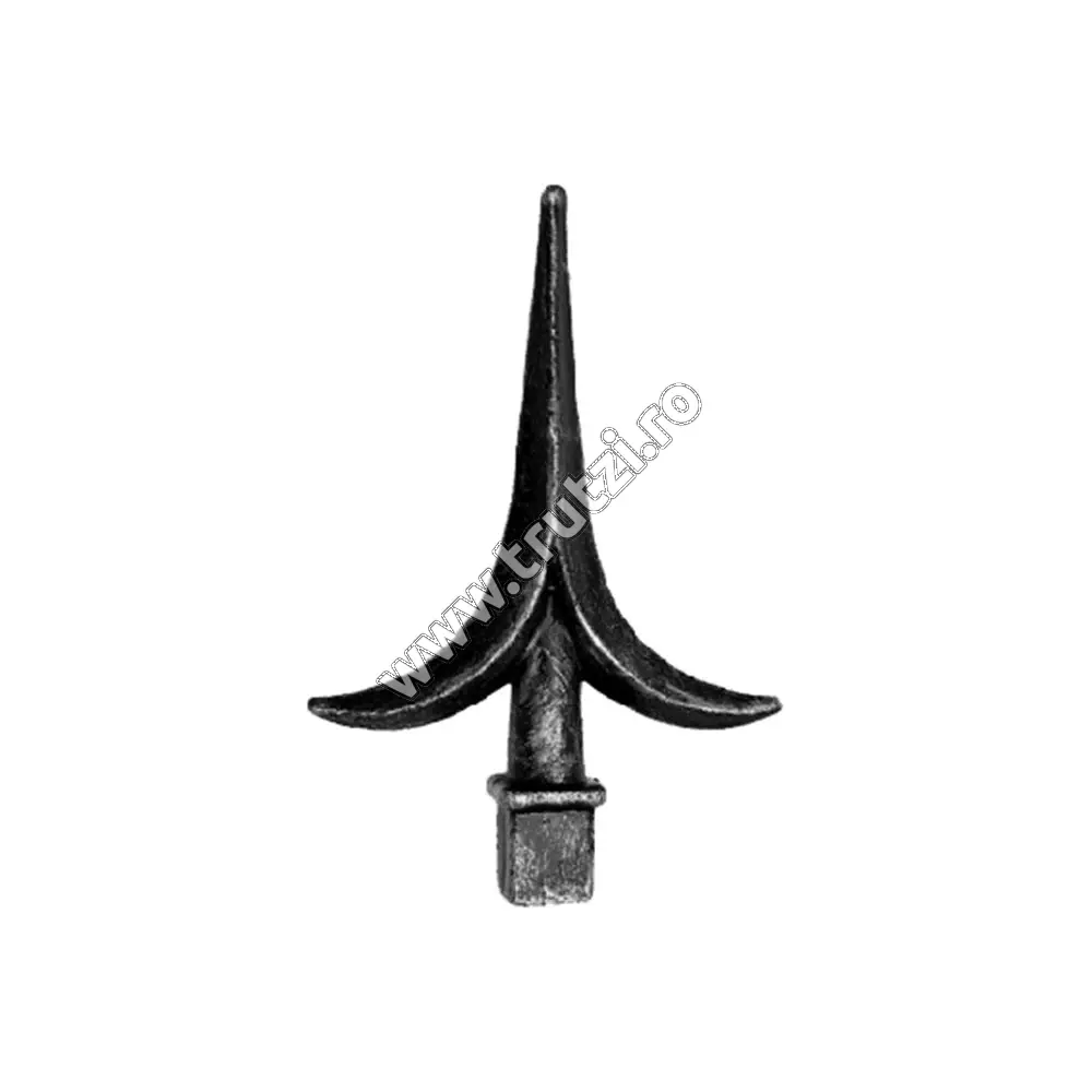 Imagine varf turnat baza 16x16mm, h 135mm, l 68mm