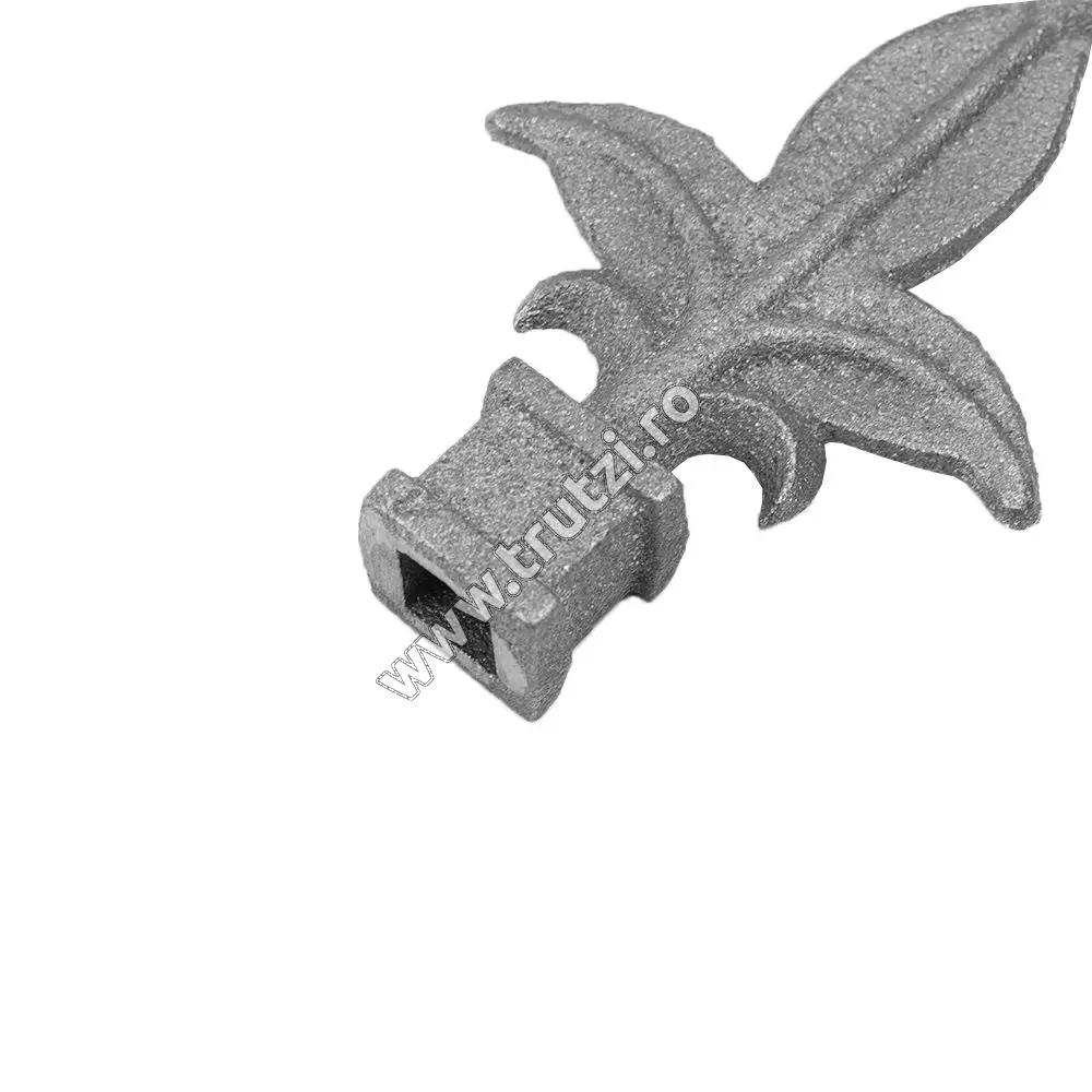 Vârf turnat gaură 12x12mm, H 120mm, L 80mm