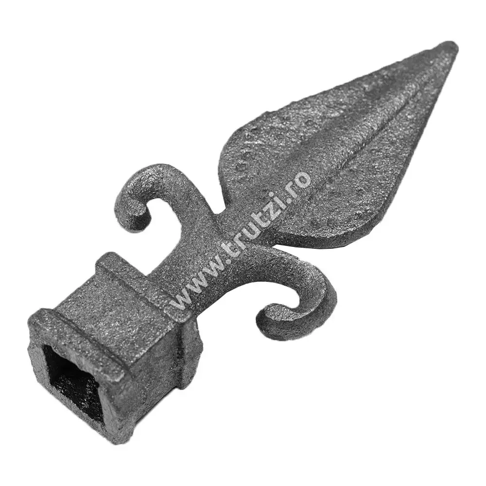Vârf turnat gaură 16x16mm, H 137mm, L 60mm