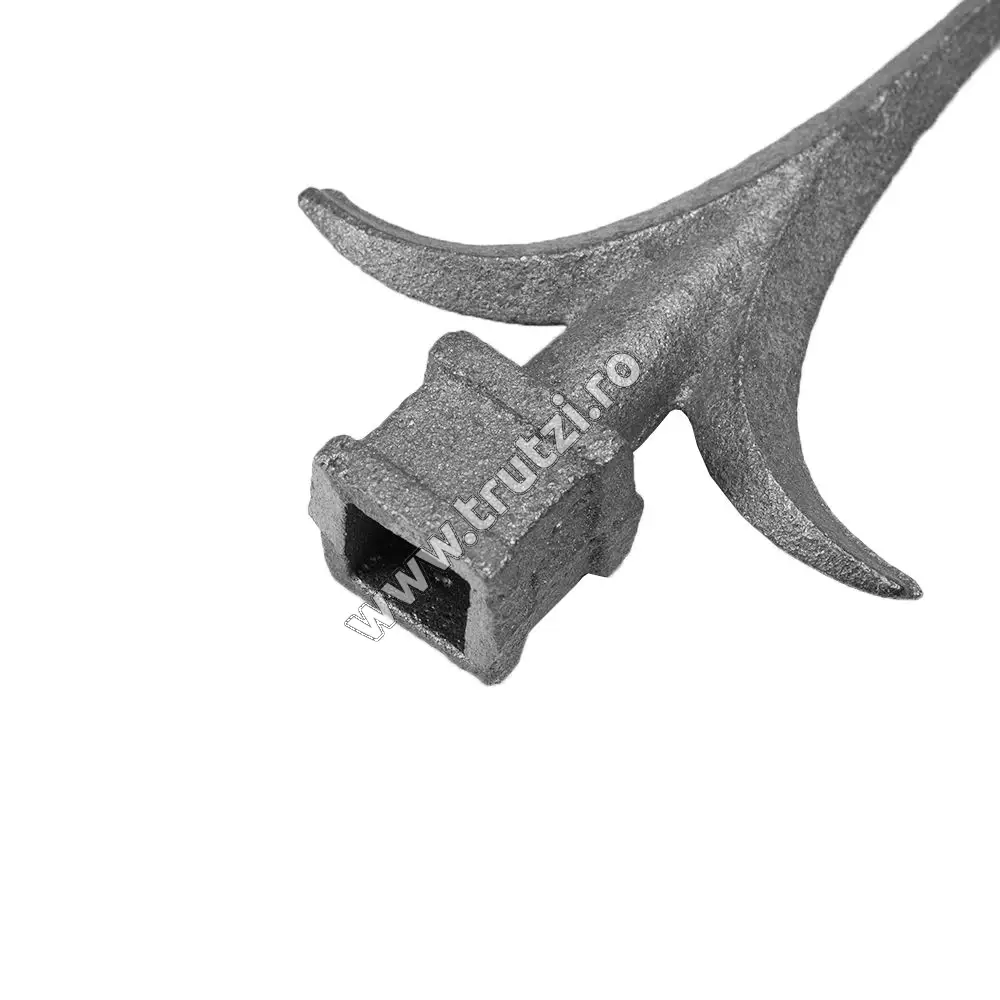 Vârf turnat gaură 16x16mm, H 141mm, L 95mm