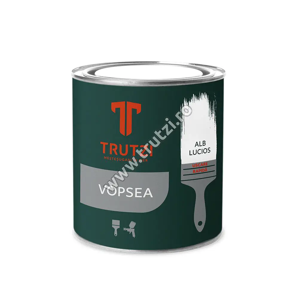 Imagine vopsea alba rapid 0.75 l