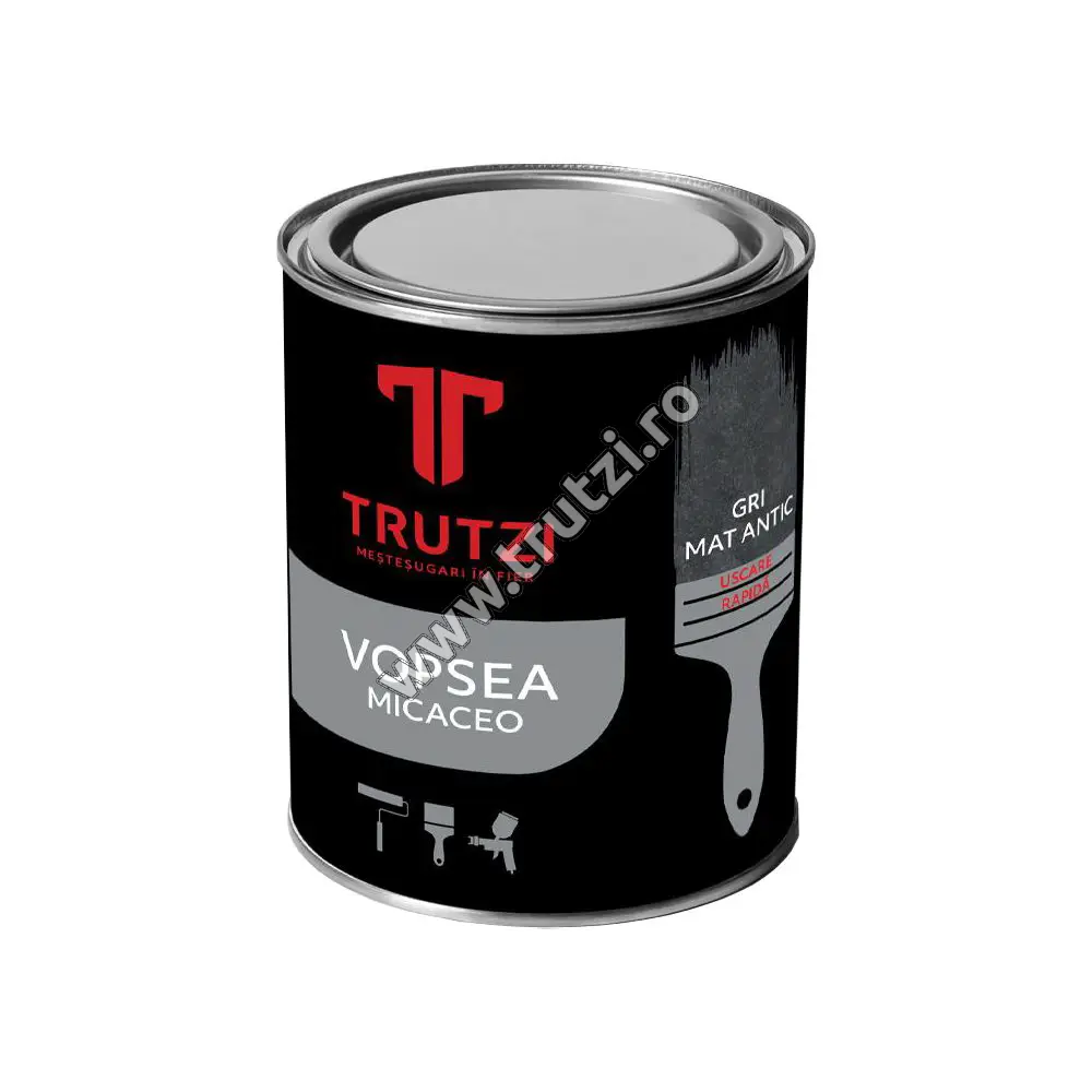 Imagine vopsea gri mat antic 20 l