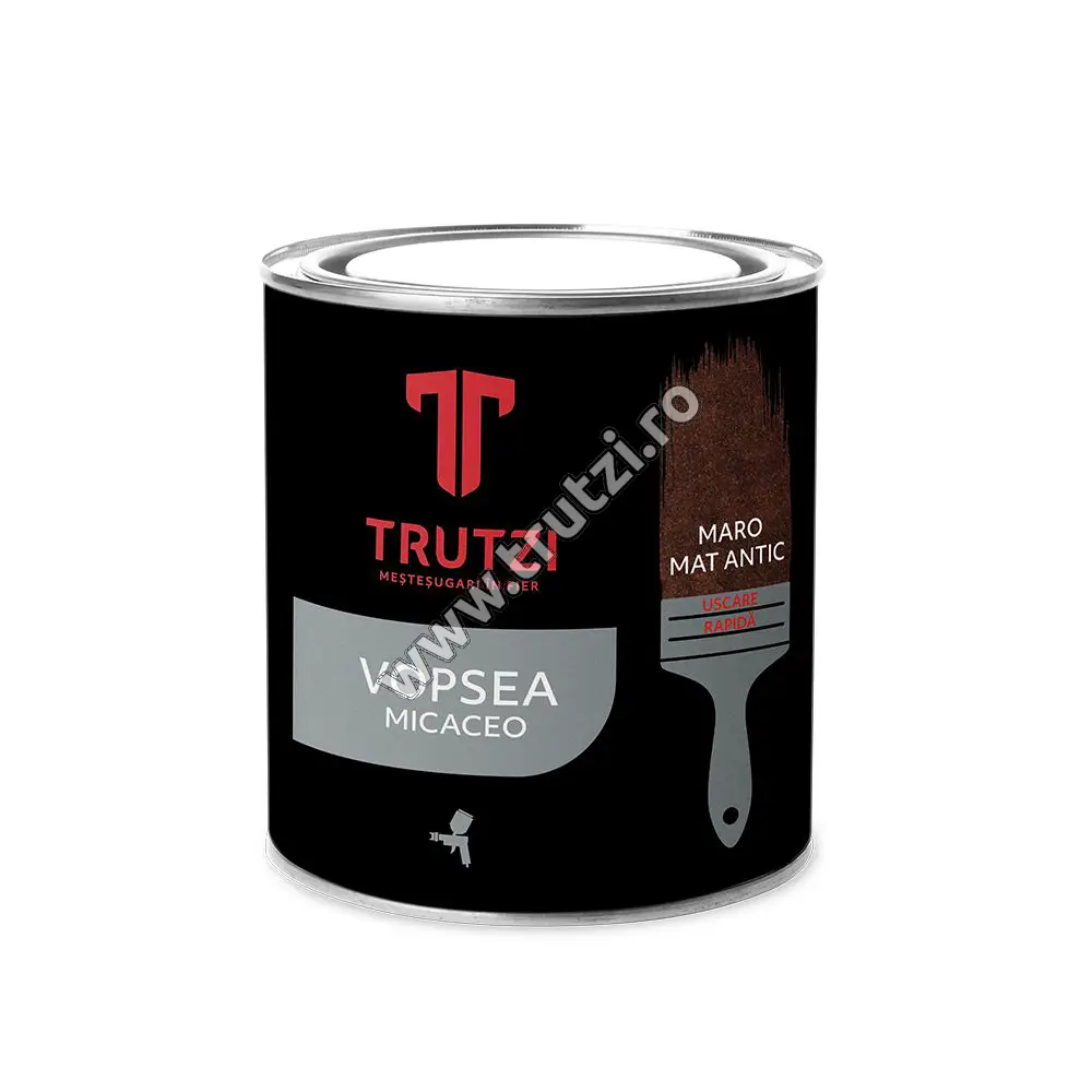 Imagine vopsea maro mat antic 0.75 l