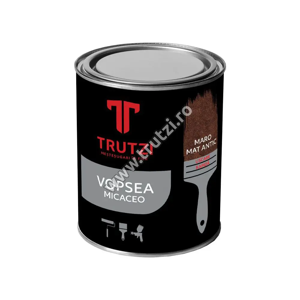 Imagine vopsea maro mat antic 20 l